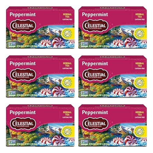 Celestial Seasonings Peppermint Herbal Tea Review – Tested for Gut Health