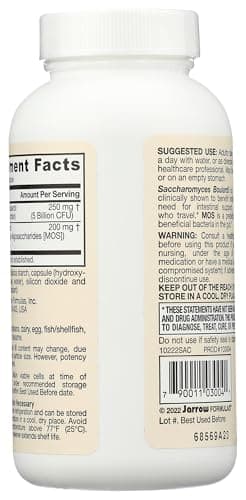 JARROW FORMULAS Saccharomyces Boulardii Plus MOS 90 Count, 90 CT