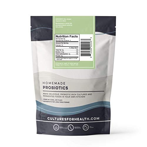 Cultures For Health Soy-Free Tempeh Starter Culture | 4 Packets Spores for DIY Plant Based Meat | Gluten Free, Non-GMO Indonesian Food | Make Meatless Bacon, Vegan Nuggets, & More High Protein Snacks