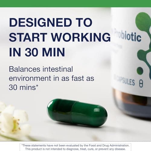 Metagenics UltraFlora Acute Care – Probiotic Supplement for Rapid Relief of Acute Bowel Distress, Bloating & Gas – Supports Healthy Gut Flora & Digestive Comfort – Non-GMO – 30 Capsules*