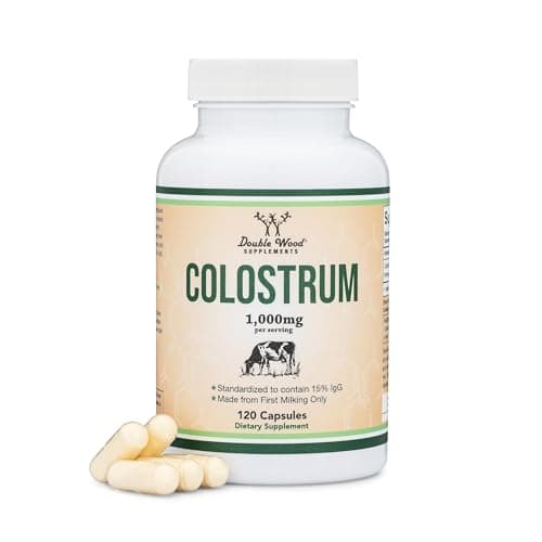 Bovine Colostrum Supplement Review – Double Wood 120 Capsules