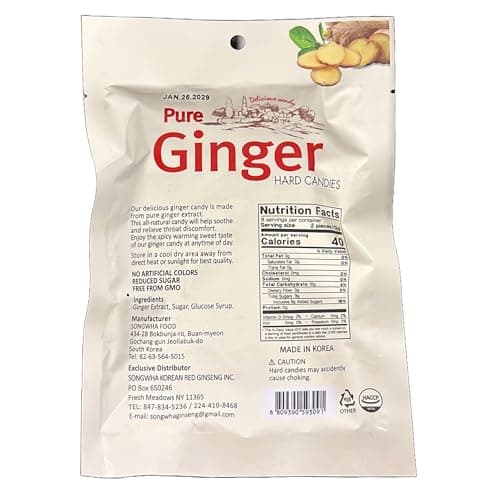 Pure Ginger Hard Candies 3 bags