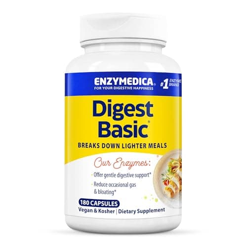 Enzymedica Digest Basic – recenzja enzymów trawiennych 180 kapsułek
