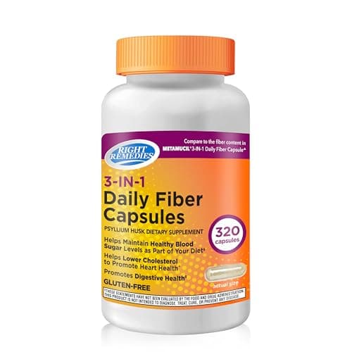 Right Remedies 3-in-1 Daily Fiber Capsules Test 2025 – Lohnt sich Psyllium Husk?