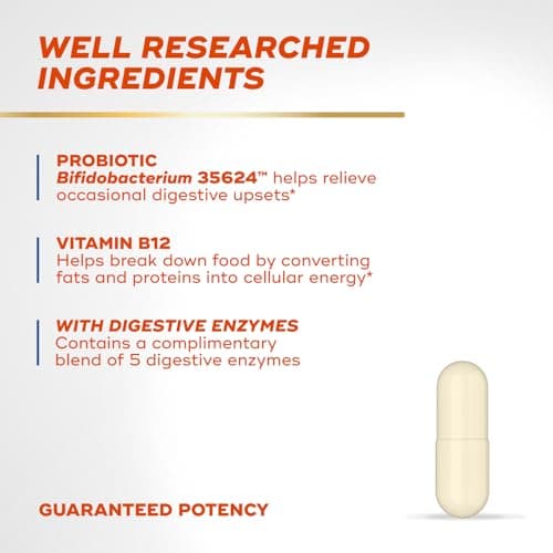 Align Probiotic Bloating Relief + Food Digestion, Probiotics for Women and Men, #1 Doctor Recommended Brand‡, Promotes Digestive Health and Helps Support the Metabolism of Food*, 28 Capsules