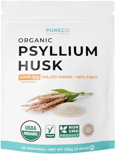Psyllium Husk Powder de PURE CO - Análisis y Opinión Honesta