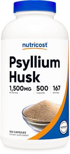 Nutricost Psyllium Husk 500mg im Test – Lohnt sich das 500-Kapseln-Paket?