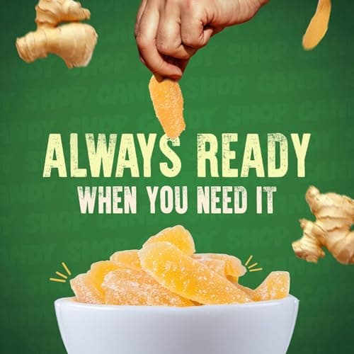 Dried Ginger Slices | Dehydrated Fruit Pieces for Snacking, Baking or Cooking | Kosher Certified | Healthy Dried Fruit Snacks for Adults & Kids | Resealable Bag | The Snackery | 2lb, Ginger