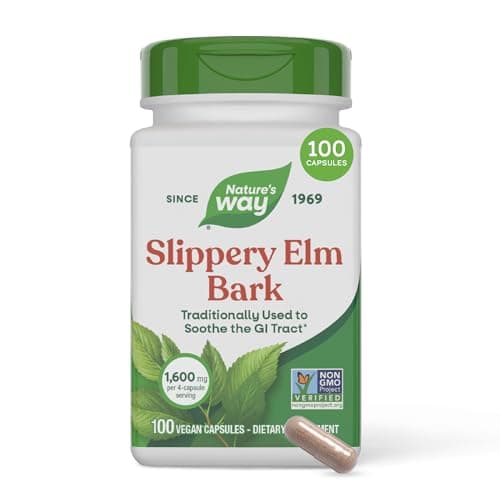 Recensione Nature's Way Slippery Elm Bark: Funziona per lo Stomaco?