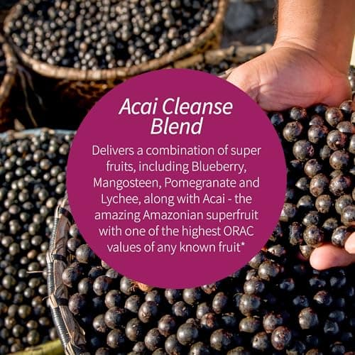 Applied Nutrition 14-Day Acai Berry Cleanse - 56 Tablets, Pack of 2 - Weight-Loss Support Flush + Milk Thistle - 56 Servings